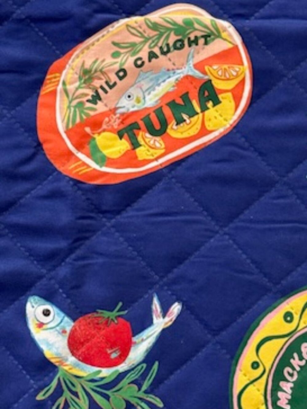 Tinned-Fish Themed Roll Up Picnic Blanket - Picture 9 of 13